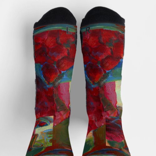 Upload Your Artwork  Turn Custom Painting to  Socks