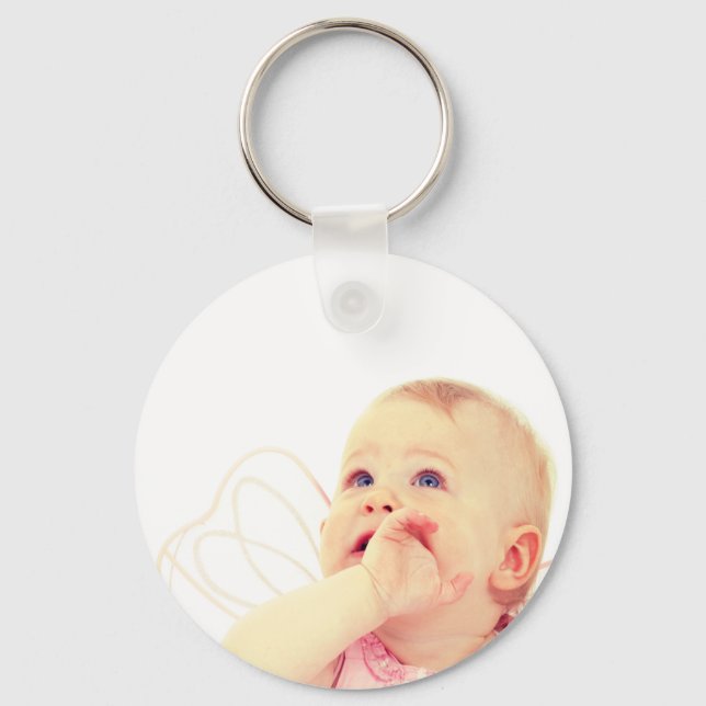 Upload your Baby’s  photo Keychain (Front)