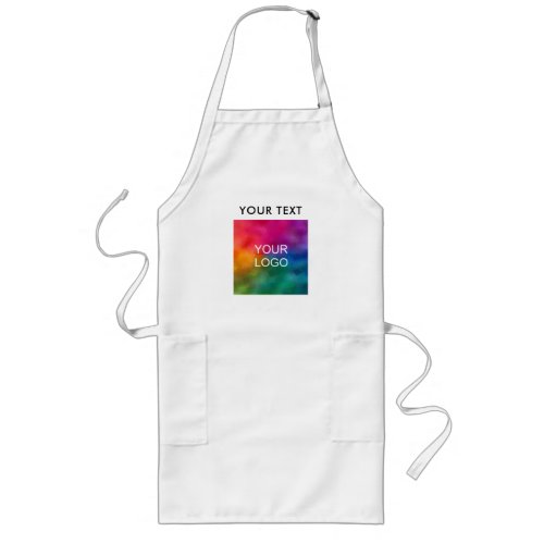 Upload Your Business Company Logo Here Add Text Long Apron