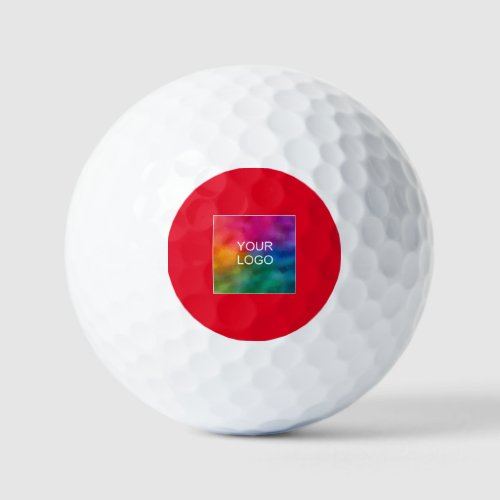 Upload Your Business Company Logo Here Custom Golf Balls