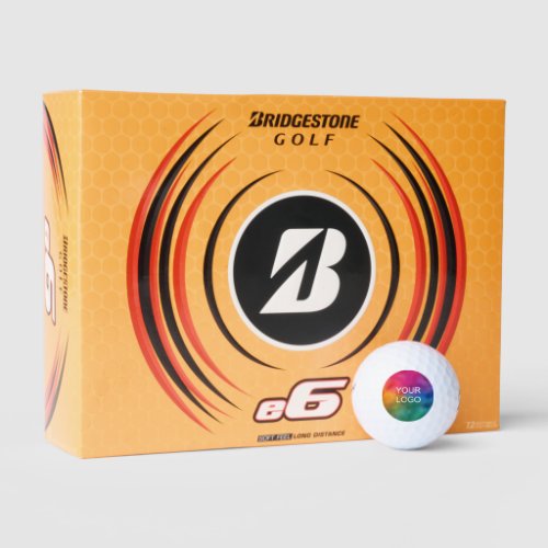 Upload Your Business Logo Bridgestone e6 12 Pack Golf Balls