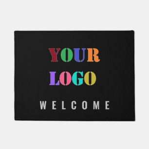 Upload Your Business Logo Welcome Office Doormat