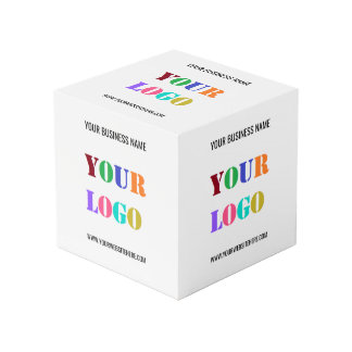 Upload Your Company Logo Add Text Promotional Cube