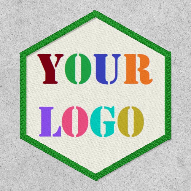 Upload Your Company Logo Branded Patch Example (Front)
