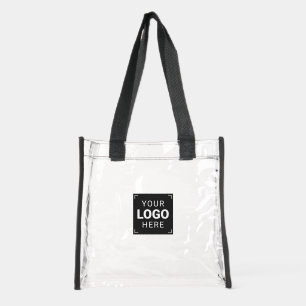 Upload Your Company Logo Clear Tote Bag