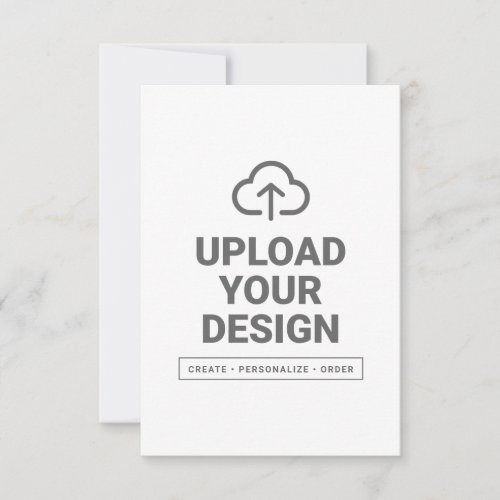 Upload Your Custom Design RSVP Card