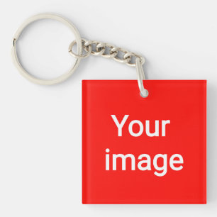 Upload Your Custom Image – Personalized Graphic Keychain