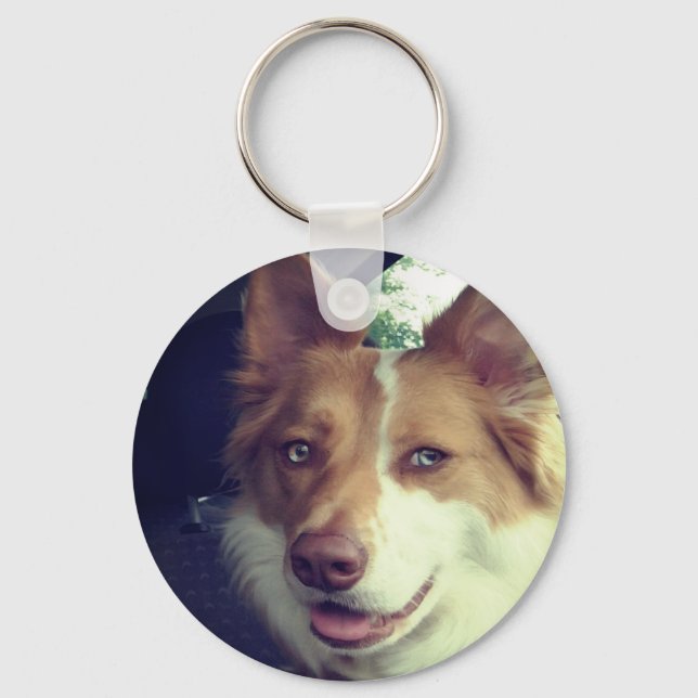 Upload your Custom pet photo Keychain (Front)