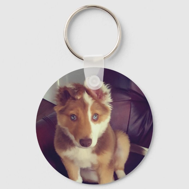 Upload your Custom pet photo Keychain (Front)