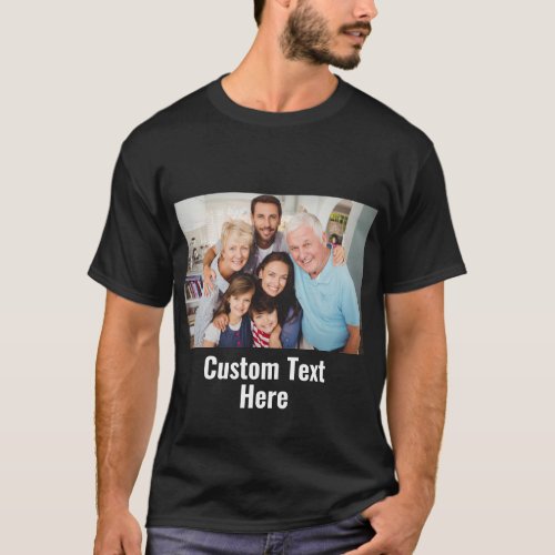 Upload Your Custom Photo Family Reunion Picture  T_Shirt