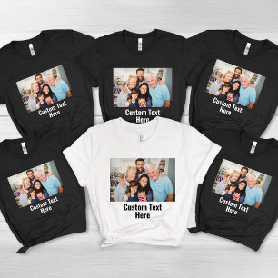 Upload Your Custom Photo Family Reunion Picture  Tri-Blend Shirt