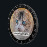Upload Your Cute Cat Photo Dart Board<br><div class="desc">Upload Your Cute Cat Photo Dart Board</div>