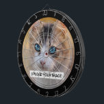 Upload Your Cute Cat Photo Dart Board<br><div class="desc">Upload Your Cute Cat Photo Dart Board</div>