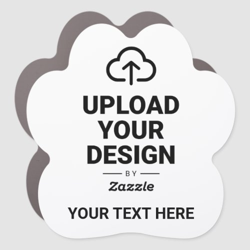 Upload Your Design and Text Car Magnet