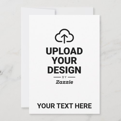 Upload Your Design and Text Save The Date