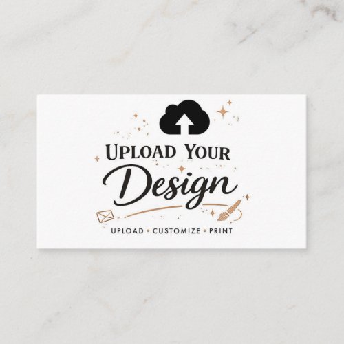 Upload Your Design Branding  Business Card