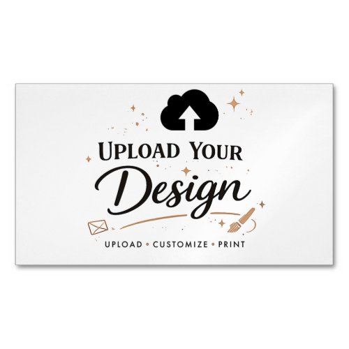 Upload Your Design Branding  Business Card Magnet