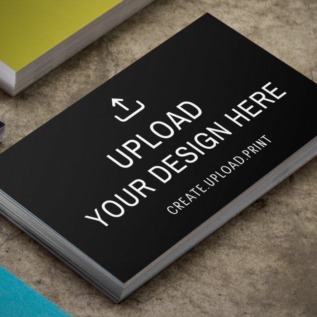 Upload Your Design Here Business Card (Creator Uploaded)
