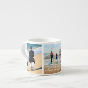 Upload Your Family Photo Collage Espresso Cup Gift
