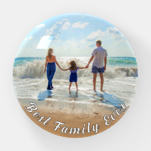 Upload Your Family Photo Paperweight Gift