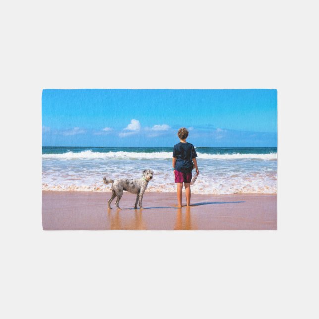 Upload Your Fapet Photo Rug Personalized Gift (Front)