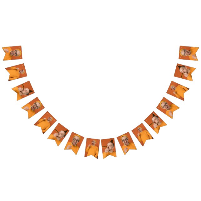 Upload Your Funny Photo Selfie Party  Bunting Flags (All)