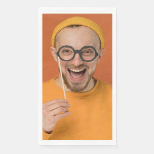 Upload Your Funny Photo Selfie Photo Paper Guest Towels