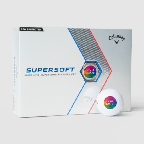 Upload Your Image Photo Callaway Supersoft 12 Pack Golf Balls