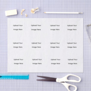 Upload Your Image Template for Shell Decoupage Tissue Paper