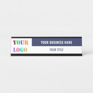 Upload Your Logo Add Name Desk Name Plate Example