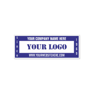 Upload Your Logo Add Name Info Color Stamp Example