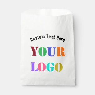 Upload Your Logo Add Text Promotional Favor Bags