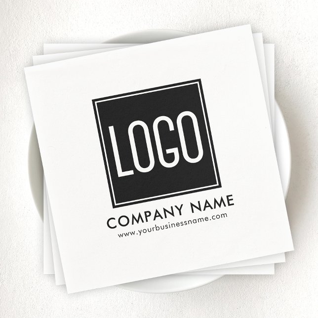 Upload Your Logo and Company Details Napkins (Creator Uploaded)