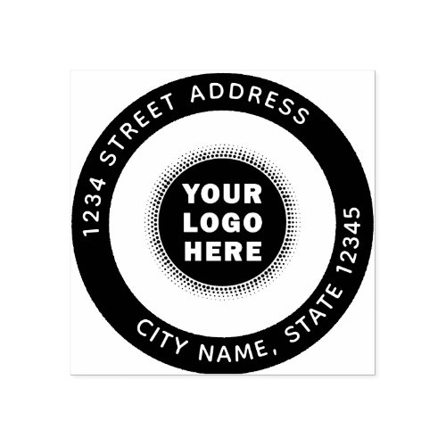 Upload Your Logo and Your Address Self_inking Stam Rubber Stamp