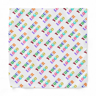 Upload Your Logo Branded Bandana Example