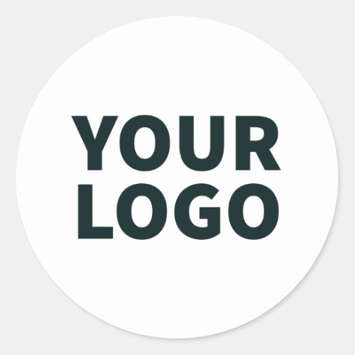 Upload Your Logo  Classic Round Sticker