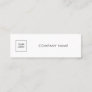 Upload Your Logo Company Modern Simple Template Mini Business Card