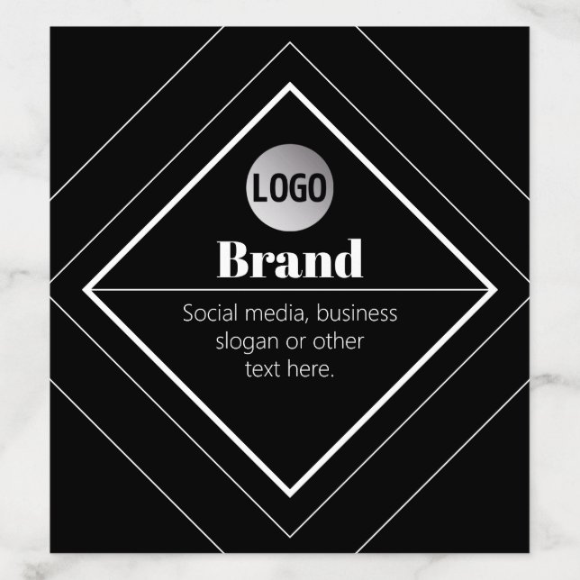 Upload Your Logo & Customizable Text Design Envelope Liner (Design)