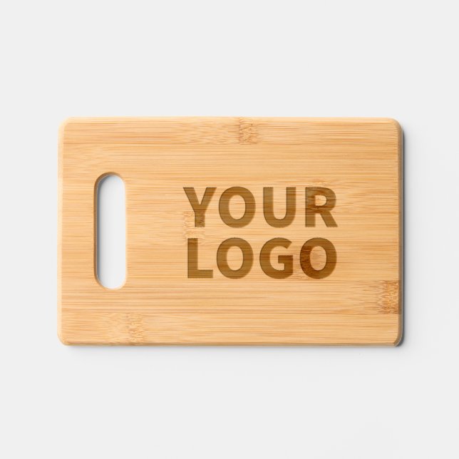 Upload Your Logo  Engraved Cutting Board (Front)
