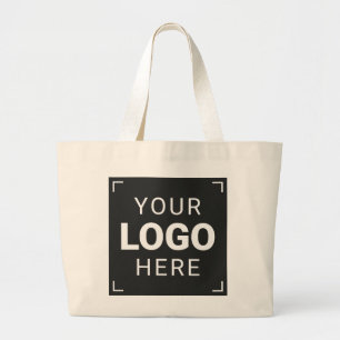 Upload Your Logo Large Tote Bag