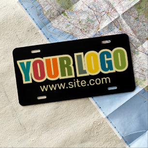 Upload your logo license plate