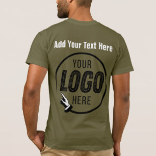 Upload Your Logo Photo Image Custom Personalized T-Shirt