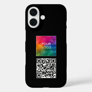Upload Your Logo Simple Popular Scan Me QR Code iPhone 16 Case