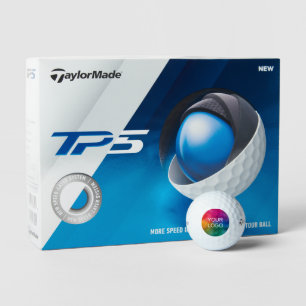Upload Your Logo Template 12 Pack Taylor Made TP5 Golf Balls
