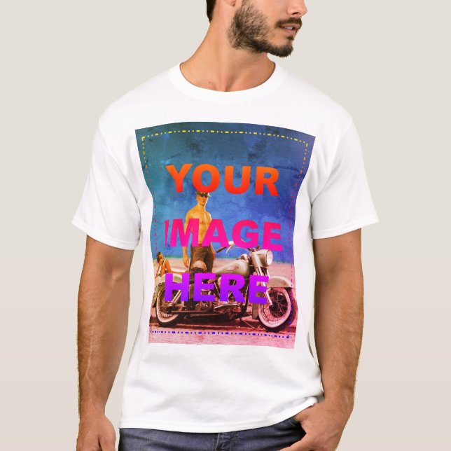 Upload Your Own Art or Photo T-Shirt (Front)
