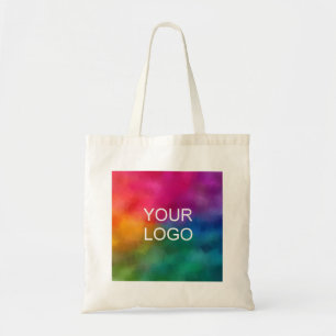 Upload Your Own Business Company Logo Custom Tote Bag
