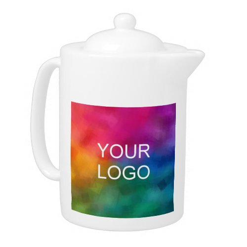 Upload Your Own Company Business Logo Image Teapot