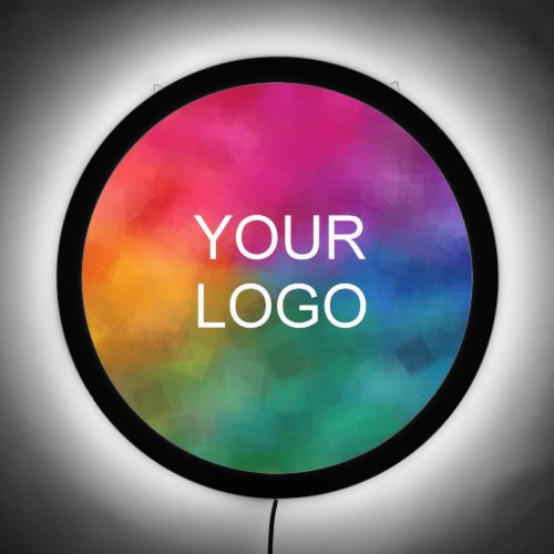 Upload Your Own Company Logo Here Template LED Sign