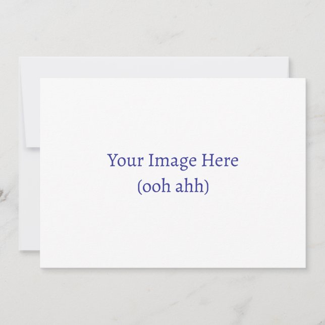 Upload Your Own Custom Invitation (5in x 7in) (Front)