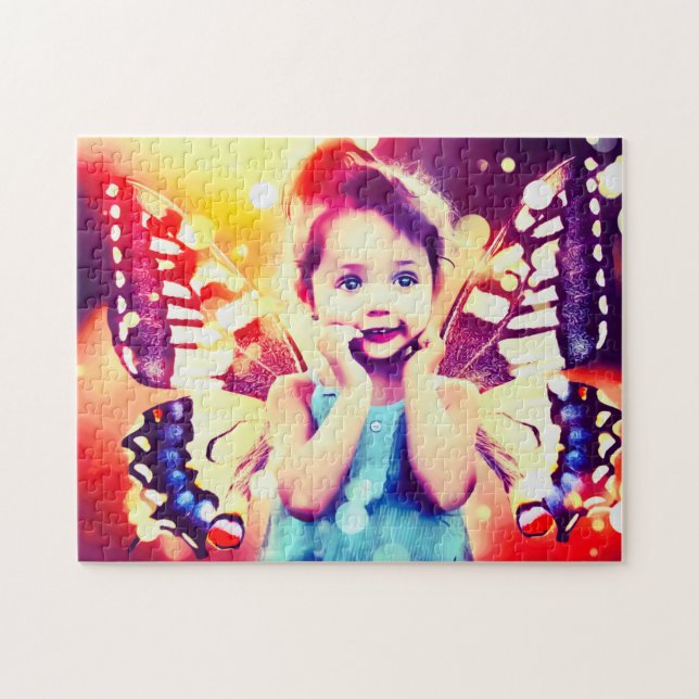 Upload Your Own Custom Photo Unique Personalized Jigsaw Puzzle (Horizontal)